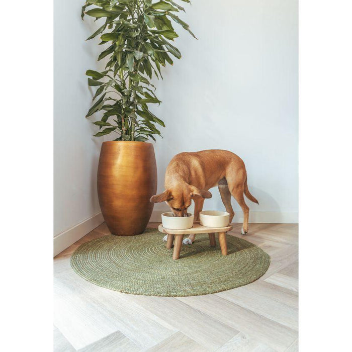 AVA | Premium Oak Dog Feeding Station-Ava bowls-Love My Hound