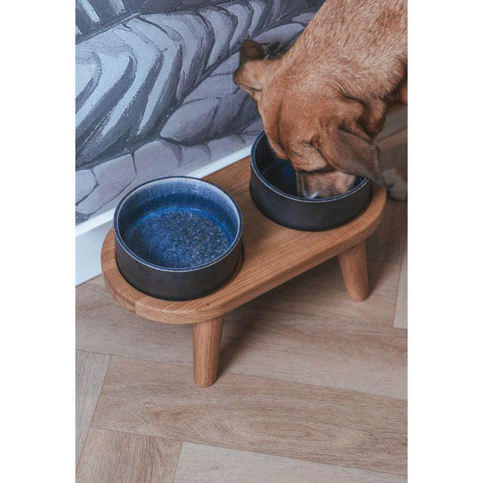 AVA | Premium Oak Dog Feeding Station-Ava bowls-Love My Hound