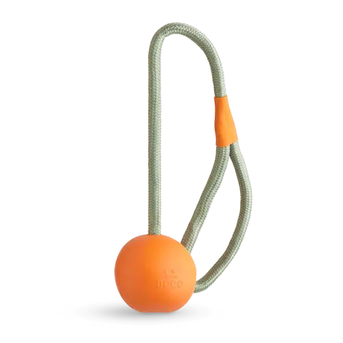 Beco - Natural Rubber Slinger Ball - Orange-Beco-Love My Hound