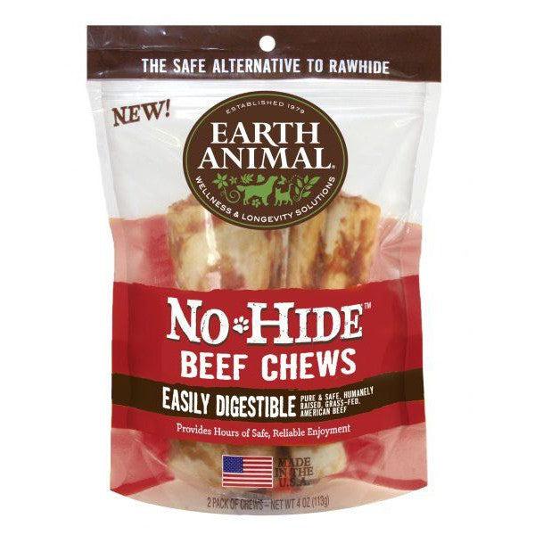 Earth Animal | No Hide Dog Chew - Beef 2pk