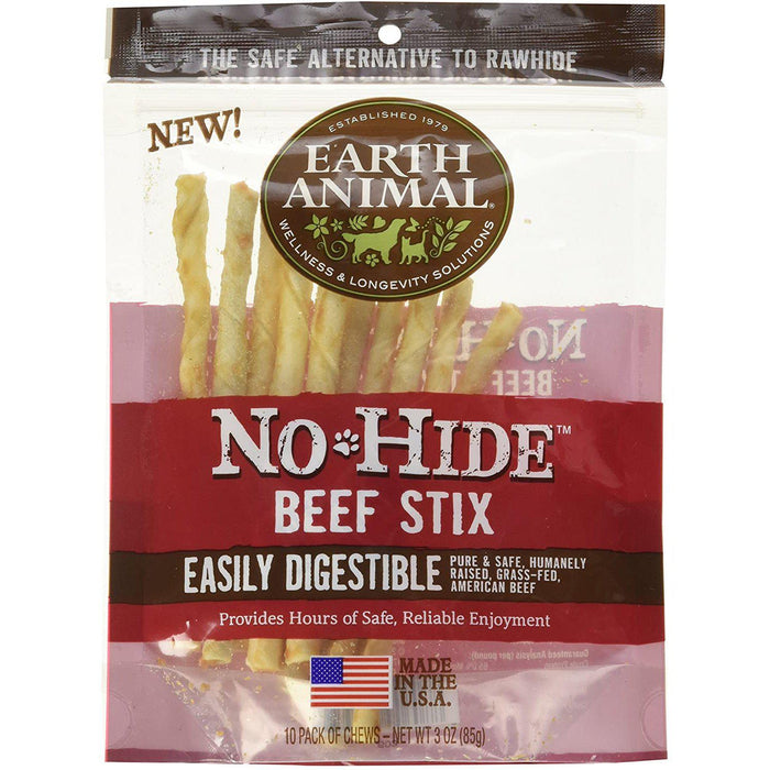 Earth Animal | No Hide Dog Chew Stix - Beef-Earth Animal-Love My Hound