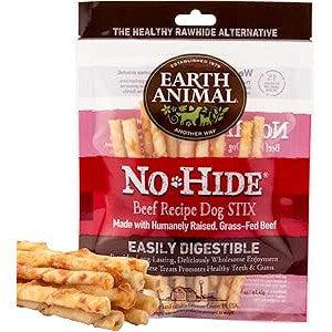 Earth Animal | No Hide Dog Chew Stix - Beef-Earth Animal-Love My Hound