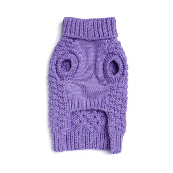 Fabdog | Super Chunky Dog Sweater Lilac-Fabdog-Love My Hound