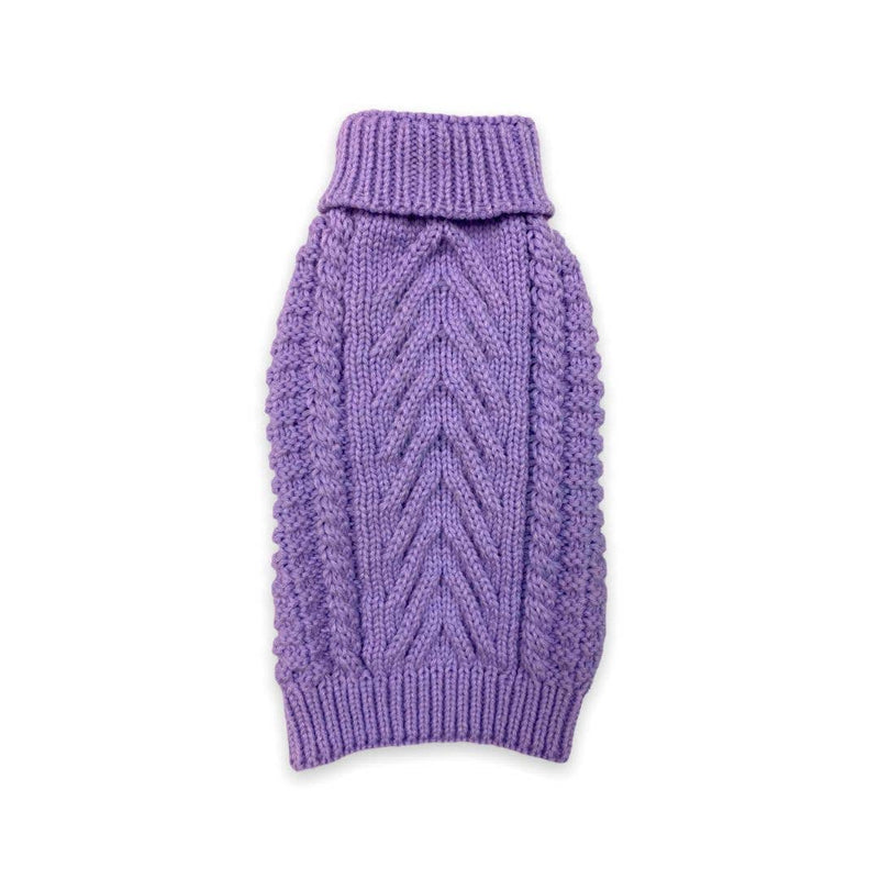 Fabdog | Super Chunky Dog Sweater Lilac-Fabdog-Love My Hound