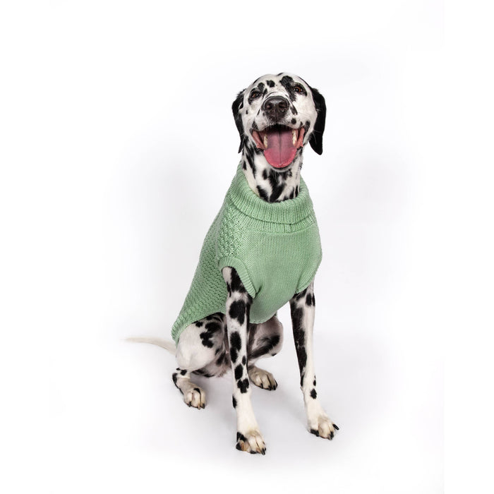 Fabdog | Super Chunky Dog Sweater Mint-Fabdog-Love My Hound