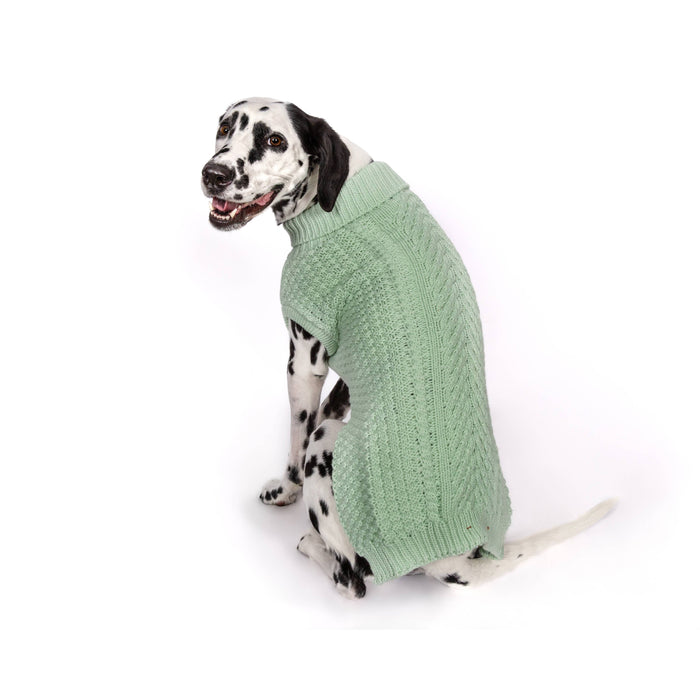 Fabdog | Super Chunky Dog Sweater Mint-Fabdog-Love My Hound