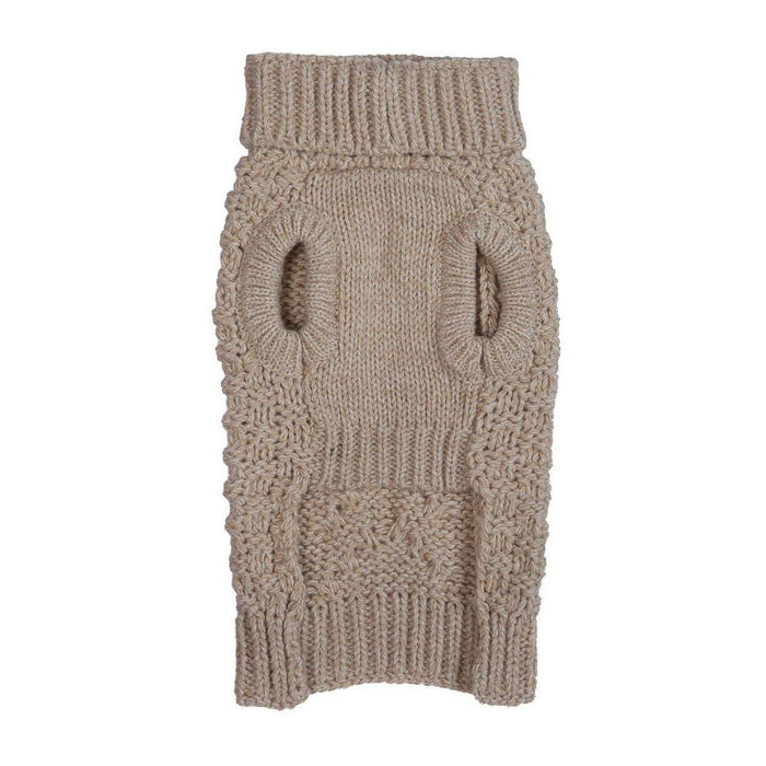 Fabdog | Super Chunky Dog Sweater Oatmeal-Fabdog-Love My Hound