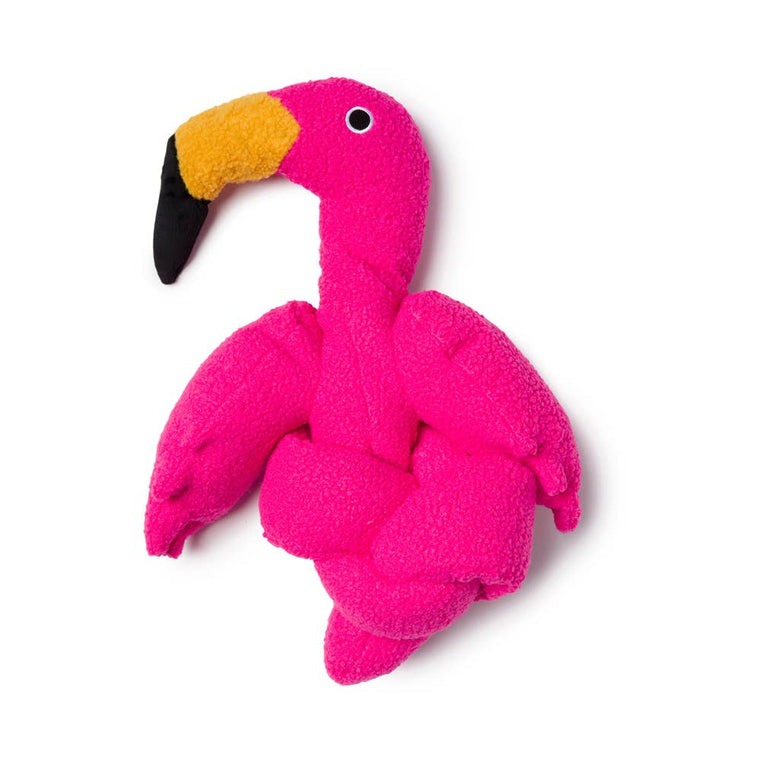 Fabdog | Twisty Flamingo Dog Toy