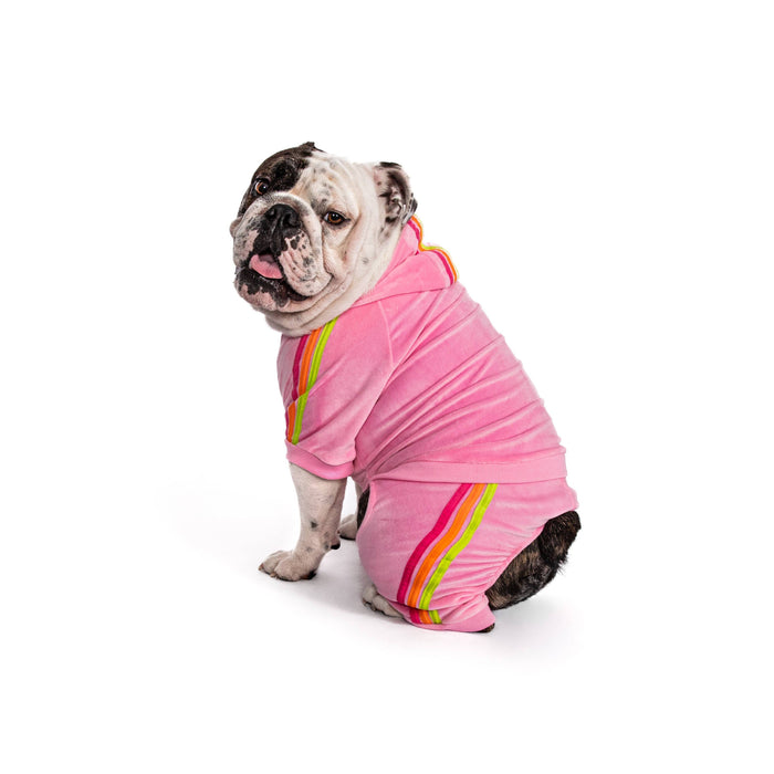 Fabdog | Velour Dog Jogger - Pink-Fabdog-Love My Hound