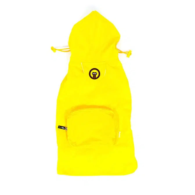 Fabdog | Yellow Packaway Dog Raincoat-Fabdog-Love My Hound