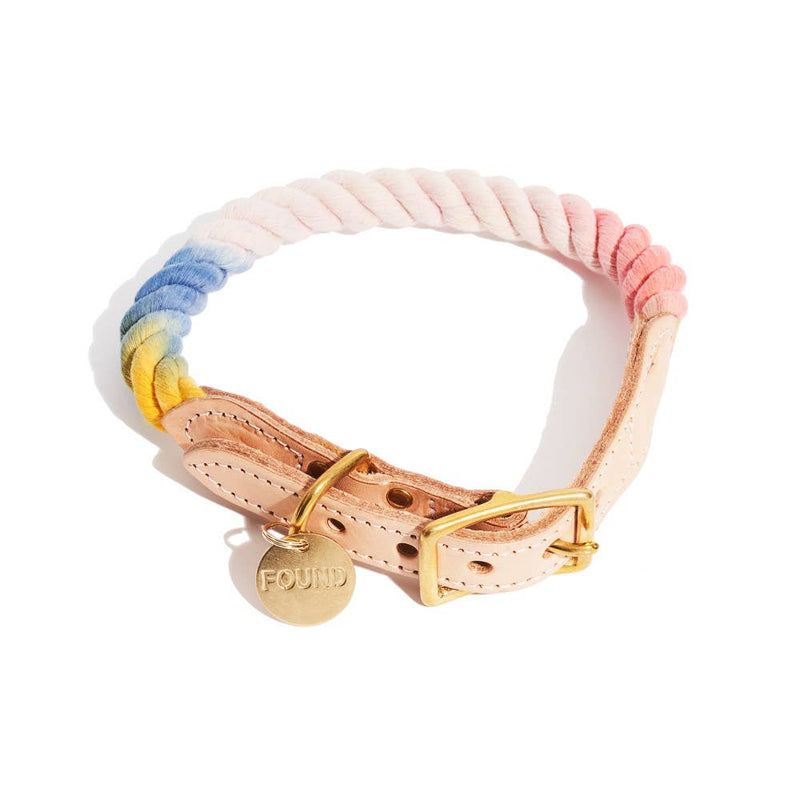 Found My Animal | The Henri Ombre Cotton Rope Dog Collar-Found My Animal-Love My Hound