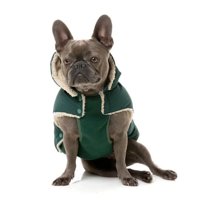 FuzzYard | Essential Puffer Jacket - Forest Green-FuzzYard-Love My Hound