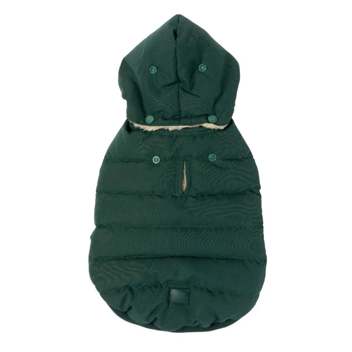 FuzzYard | Essential Puffer Jacket - Forest Green-FuzzYard-Love My Hound