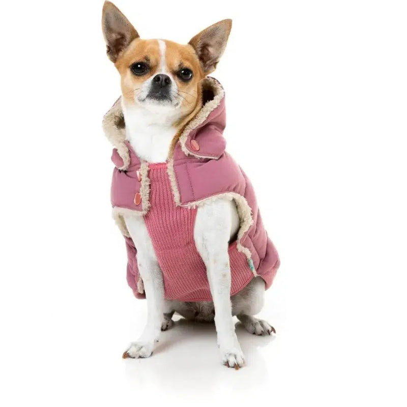 FuzzYard | Essential Puffer Jacket - Mauve-FuzzYard-Love My Hound