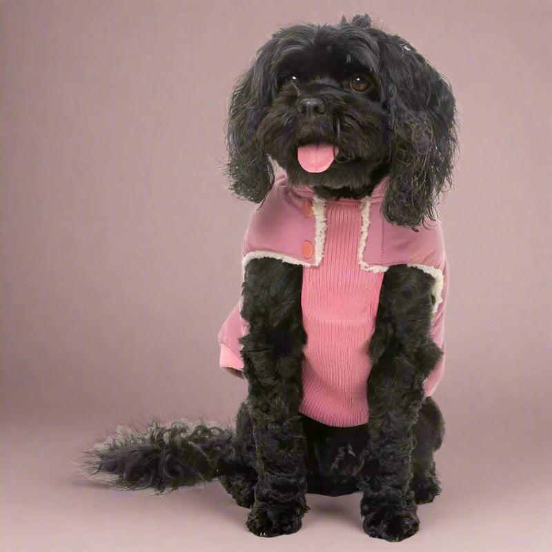 FuzzYard | Essential Puffer Jacket - Mauve-FuzzYard-Love My Hound