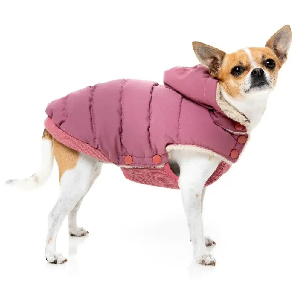 FuzzYard | Essential Puffer Jacket - Mauve-FuzzYard-Love My Hound