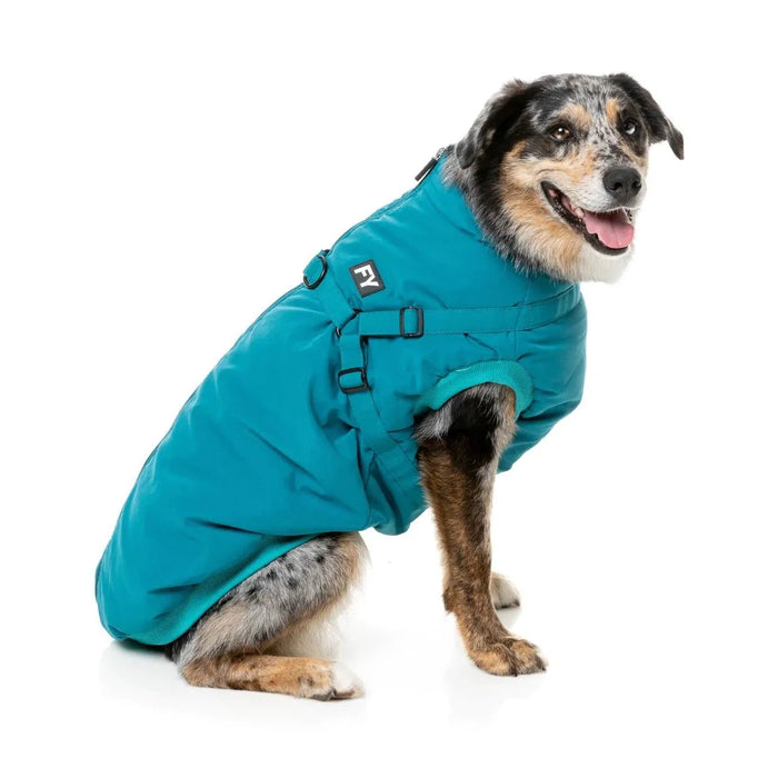 FuzzYard | Flash Harness Jacket - Dark Teal-FuzzYard-Love My Hound