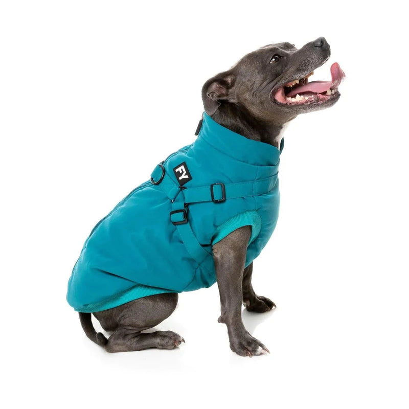 FuzzYard | Flash Harness Jacket - Dark Teal-FuzzYard-Love My Hound