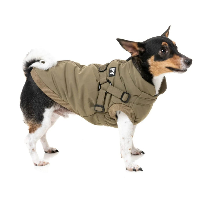 FuzzYard | Flash Harness Jacket - Khaki-FuzzYard-Love My Hound