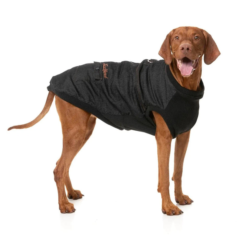 FuzzYard | Kojima Harness Jacket - Black-FuzzYard-Love My Hound