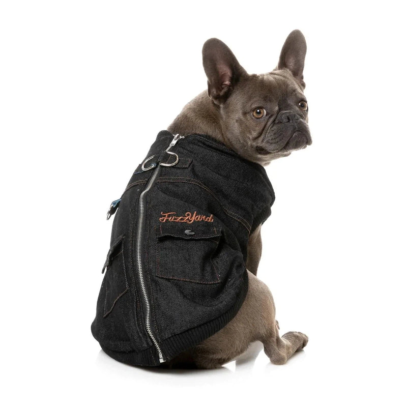 FuzzYard | Kojima Harness Jacket - Black-FuzzYard-Love My Hound