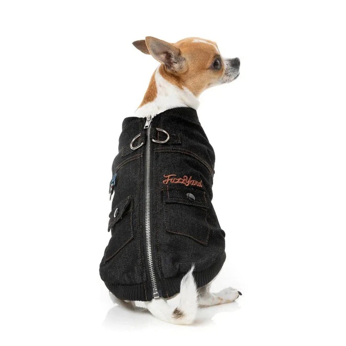 FuzzYard | Kojima Harness Jacket - Black-FuzzYard-Love My Hound