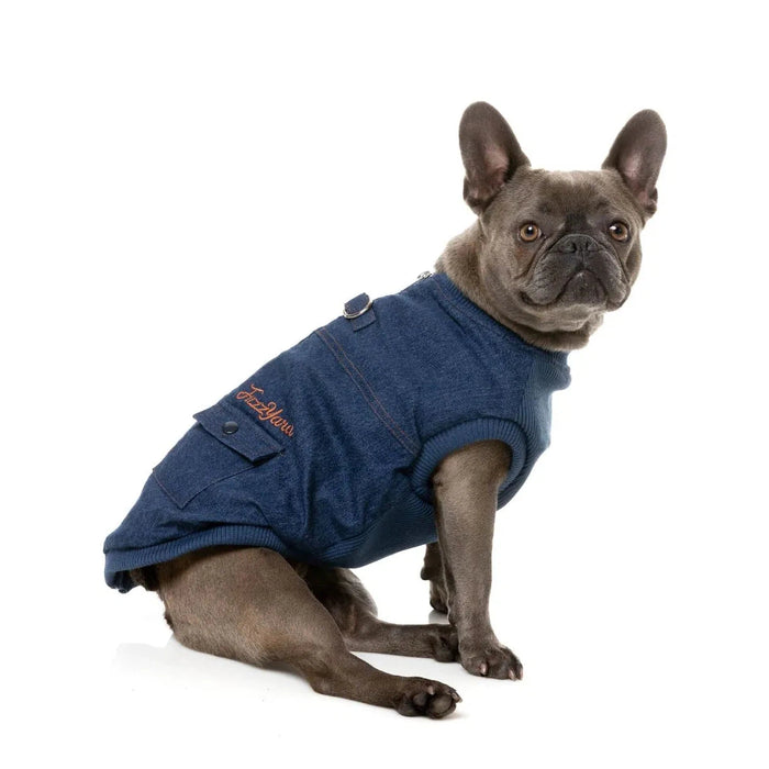 FuzzYard | Kojima Harness Jacket - Indigo-FuzzYard-Love My Hound