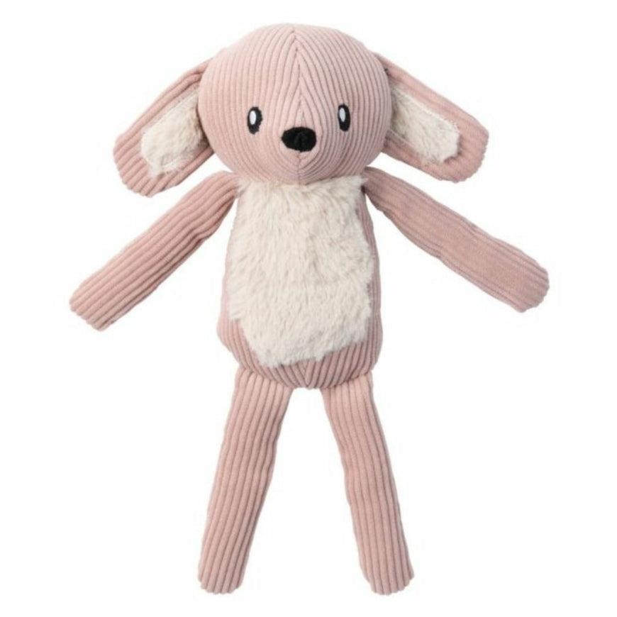 FuzzYard Life - Corduroy Cuddler Bunny Dog Toy - Soft Blush-FuzzYard Life-Love My Hound