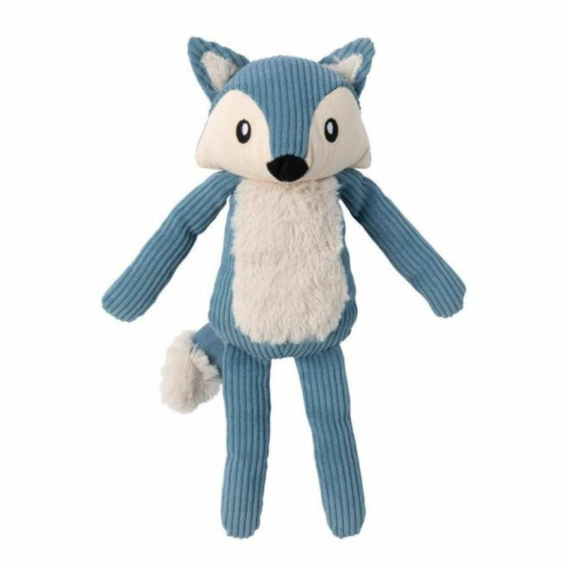 FuzzYard Life - Corduroy Cuddler Fox Dog Toy - French Blue-FuzzYard Life-Love My Hound