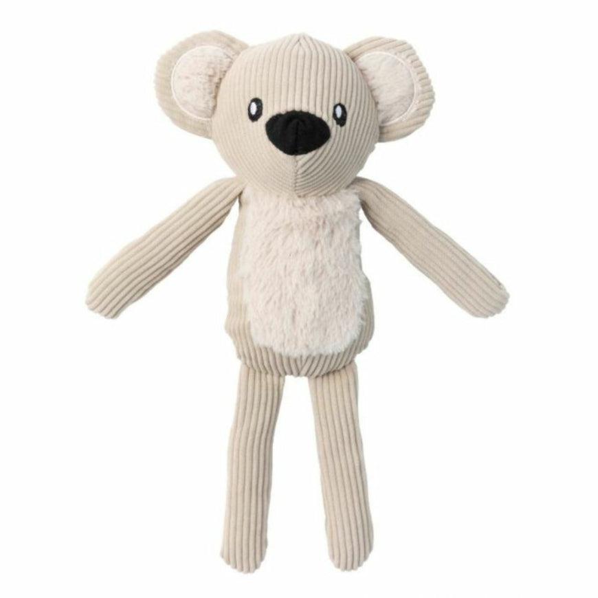 FuzzYard Life - Corduroy Cuddler Koala Dog Toy - Sandstone-FuzzYard Life-Love My Hound