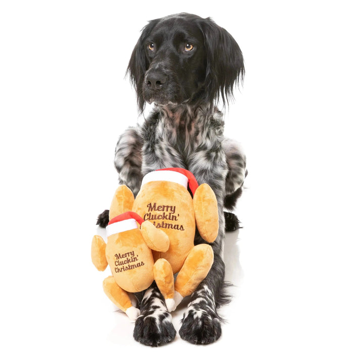 FuzzYard | Merry Cluckin' Christmas Turkey | Dog Toy-FuzzYard-Love My Hound