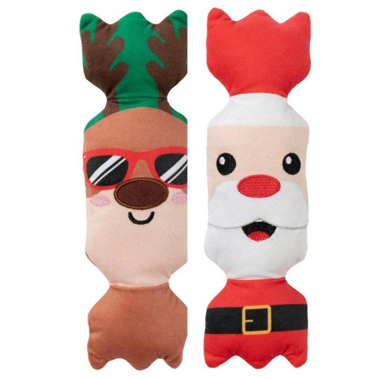 FuzzYard |  Shake Your Bon Bons - Dog Christmas Toy - 2 Pack