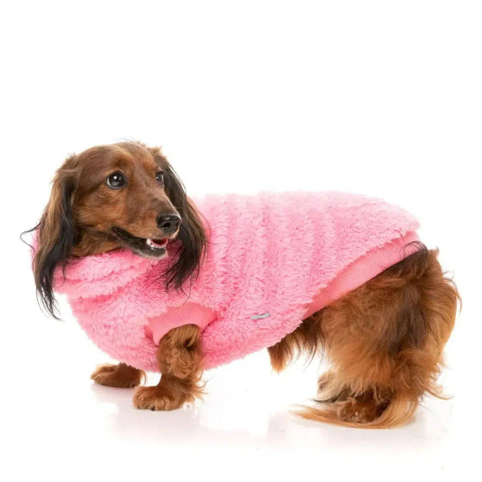 FuzzYard | Turtle Teddy 24 Sweater - Pink-FuzzYard-Love My Hound