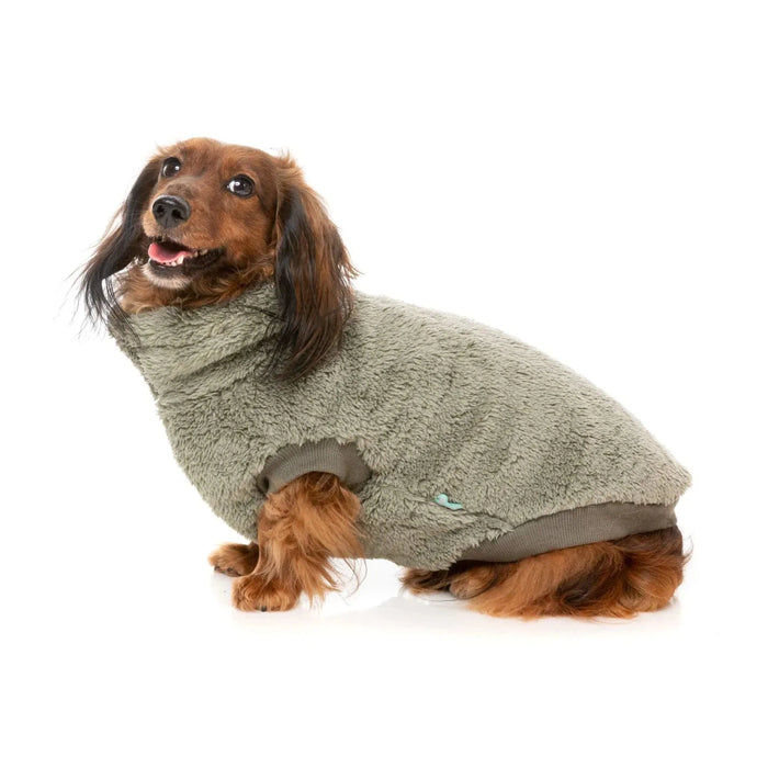 FuzzYard | Turtle Teddy Sweater - Rosemary-FuzzYard-Love My Hound