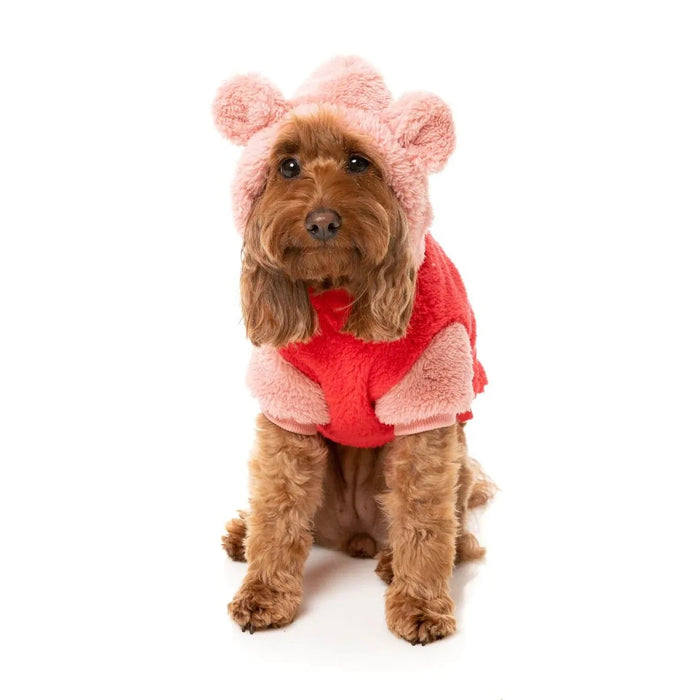 FuzzYard | Winnie Hoodie - Red-FuzzYard-Love My Hound