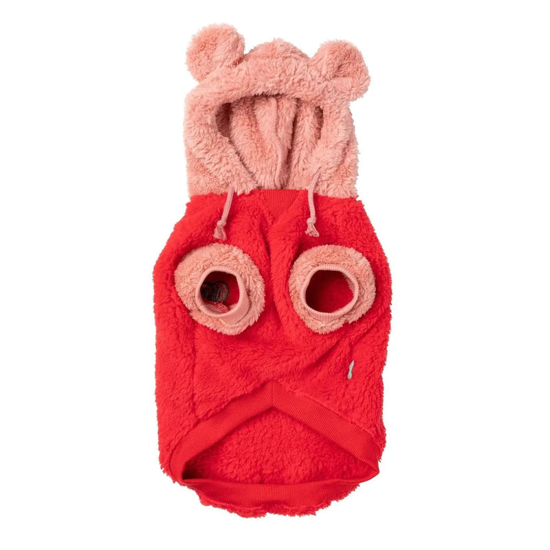 FuzzYard | Winnie Hoodie - Red-FuzzYard-Love My Hound