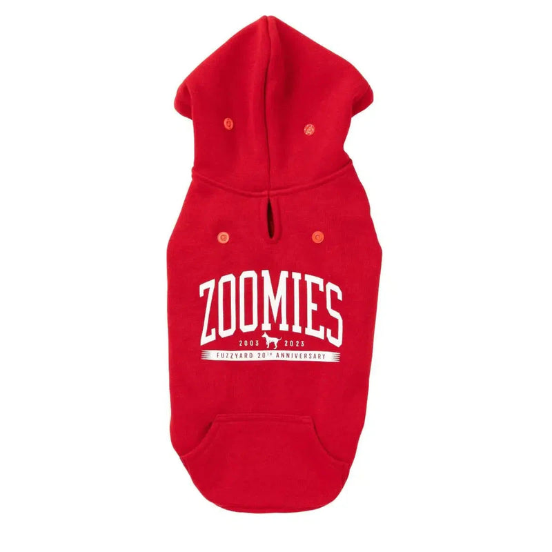 FuzzYard | Zoomies Hoodie - Red-FuzzYard-Love My Hound