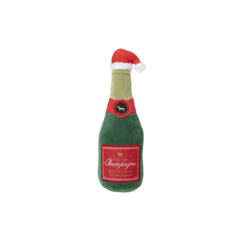 Fuzzyard | Champagne Xmas Edition - Plush Dog Toy-FuzzYard-Love My Hound