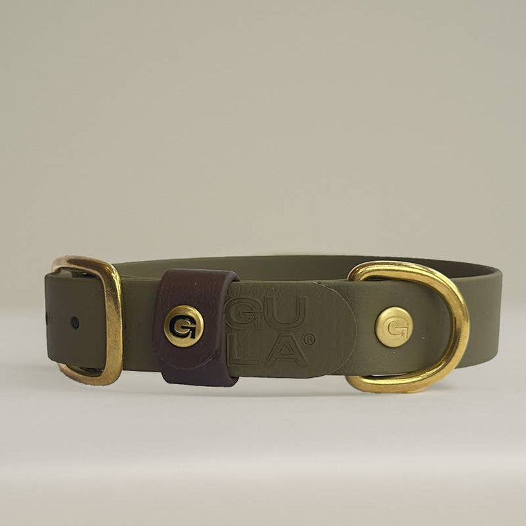 GULA | Biothane Dog Collar - Olive