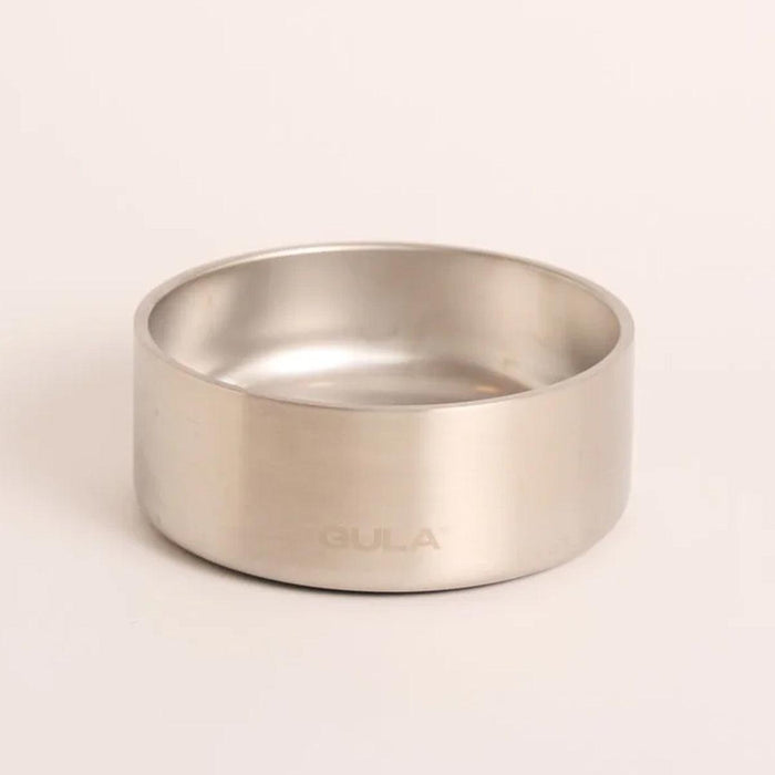 GULA | Double walled and insulated - Silver Dog Bowl-GULA-Love My Hound