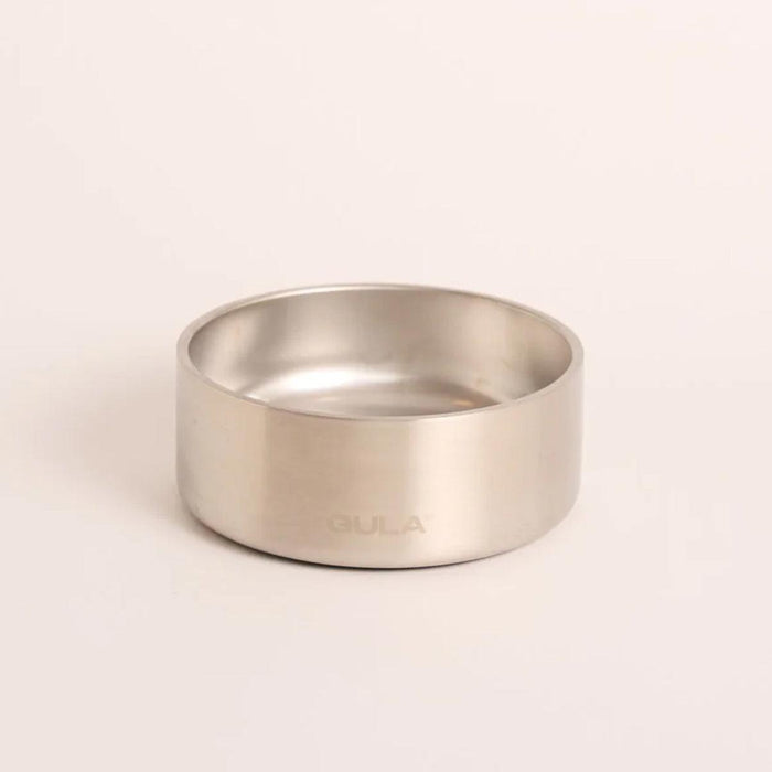 GULA | Double walled and insulated - Silver Dog Bowl-GULA-Love My Hound