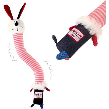 GiGwi - Crunchy Neck 'Plush Friendz' Rabbit with squeeker - Dog Toy-GiGwi-Love My Hound