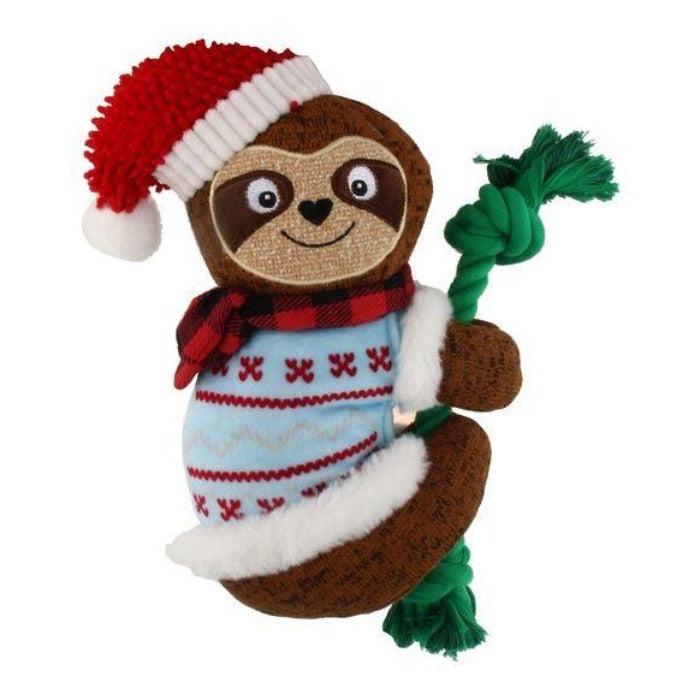 GiGwi - Sloth with Rope Plush Dog Toy-GiGwi-Love My Hound