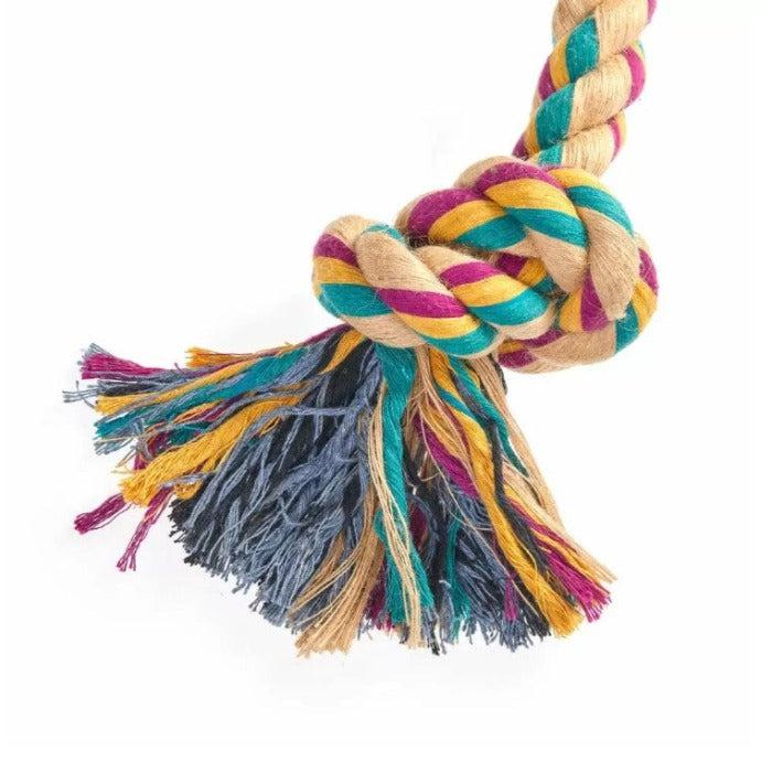 Green & Wilds | Big Rope 3 Knot - Eco Dog Toy-Green & Wilds-Love My Hound