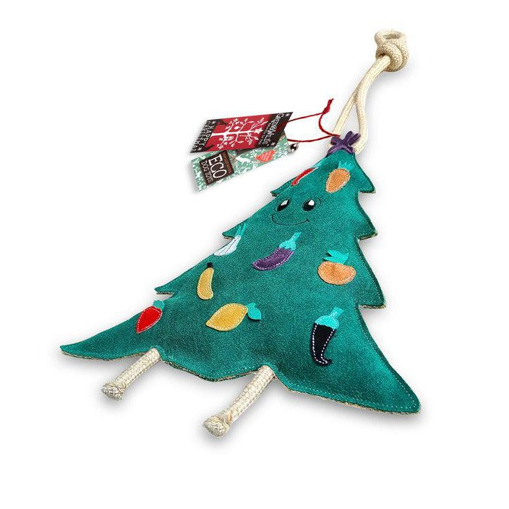 Green & Wilds | Carol the Christmas Tree - Eco Dog Toy-Green & Wilds-Love My Hound