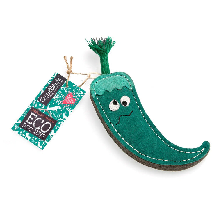 Green & Wilds | Juan the Jalapeño - Eco Dog Toy