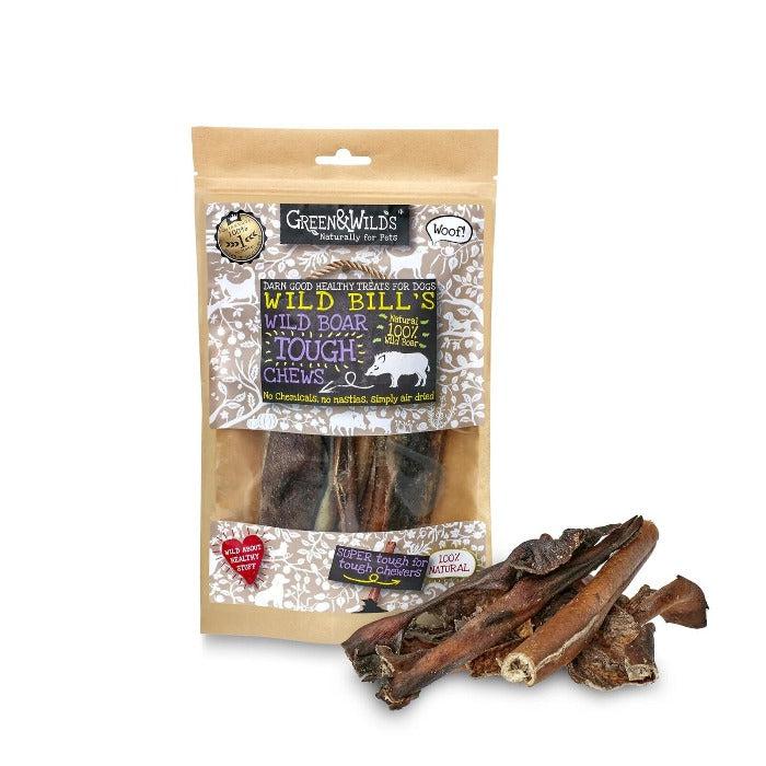 Green & Wilds | Wild Boar Tough Chews 160g-Green & Wilds-Love My Hound