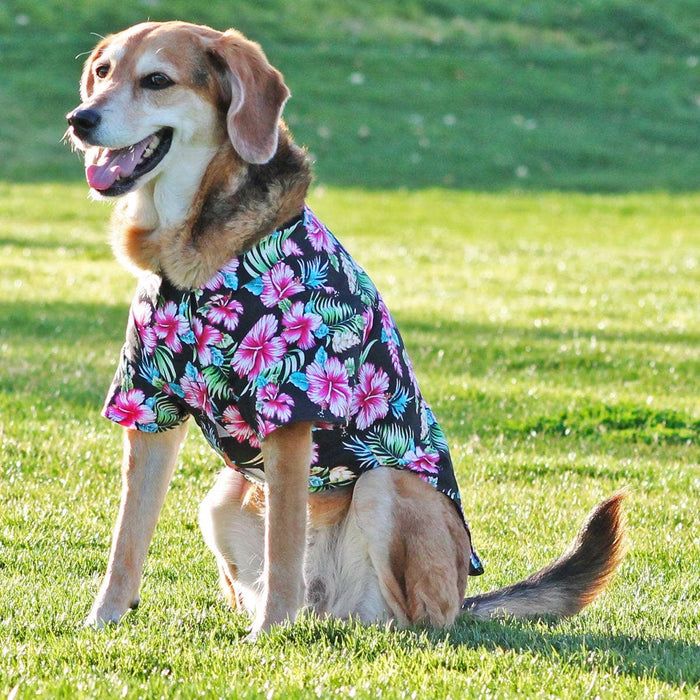 Hawaiian Camp Shirt - Paradise Nights-Doggie Design-Love My Hound