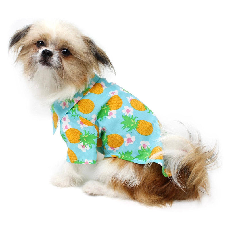 Hawaiian Camp Shirt - Pineapple Luau-Doggie Design-Love My Hound