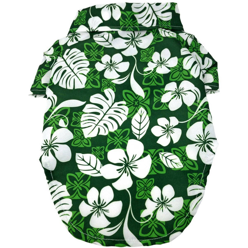 Hawaiian Camp Shirt - Tropical Green-Doggie Design-Love My Hound